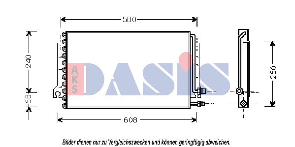 AKS DASIS Kondensaator,kliimaseade 172002N